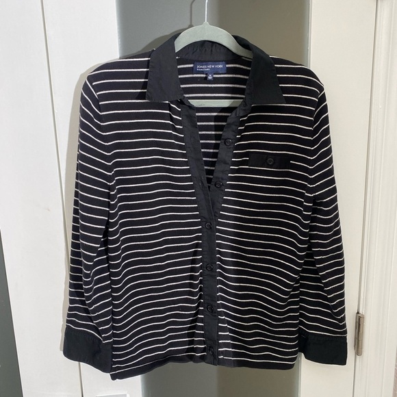 Jones New York stripped sweater - Picture 1 of 7